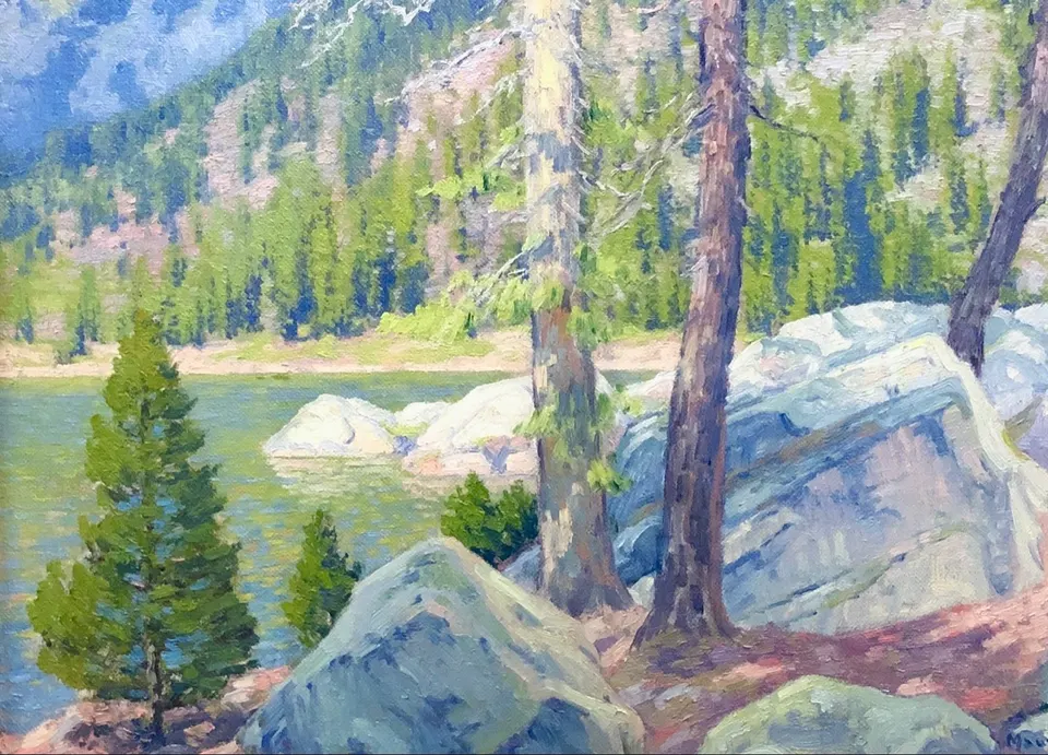 Maurice Braun, Emerald Bay, oil on canvas